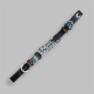 Barbela de Couro com Corrente Dupla PHBB002